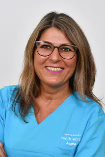 Zahnarztpraxis RHEIN WEISS Mainz Team Angela Dinc